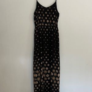 Maxi silk dress